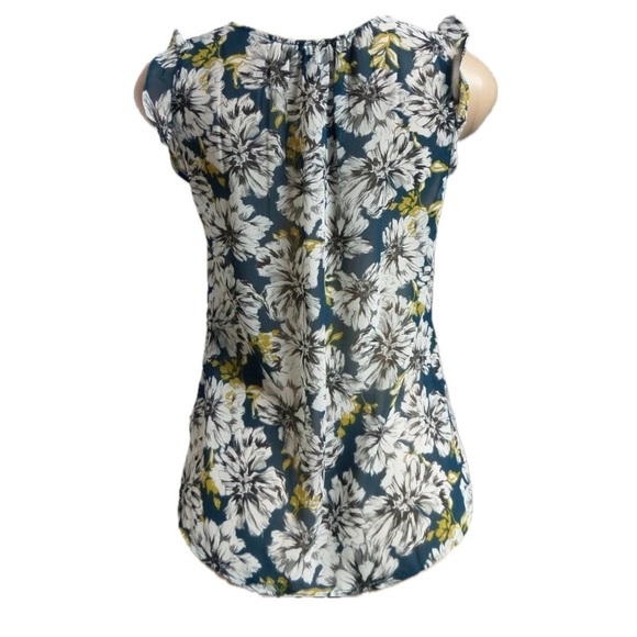 Ann Taylor Factory Sleeveless Floral Blouse – Size L - Picture 2 of 5